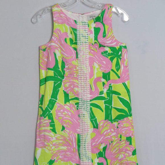 Lilly Pulitzer Pink Flamingo Dress 